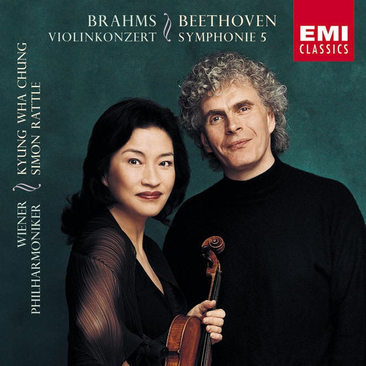 Brahms: Violin Concerto [Audio CD] Chung; Rattle; Vienna Philharmonic Orchestra; Brahms, Johannes and Rattle, Simon - Very Good