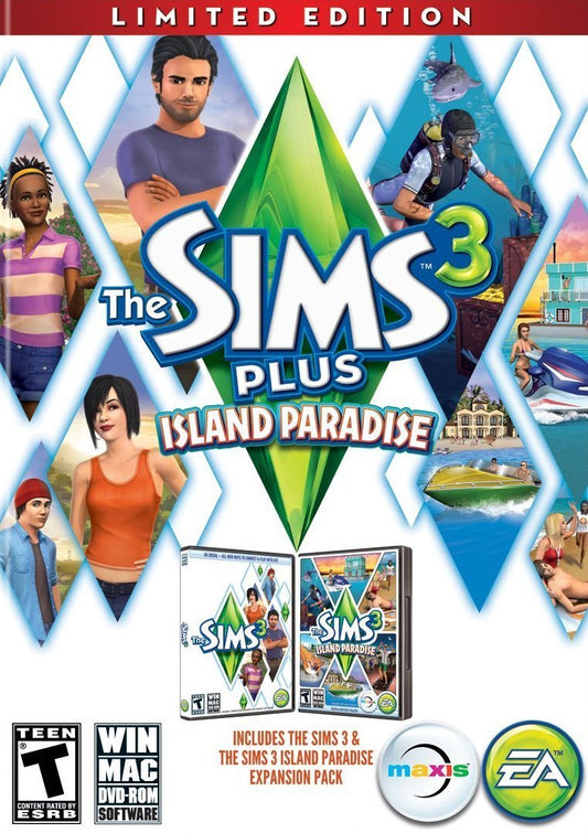 The Sims 3 Plus Island Paradise (Limited Edition) [video game] - Good