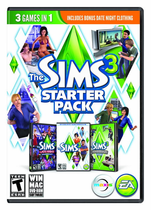 The Sims 3 Starter Pack Base [video game] - Very Good