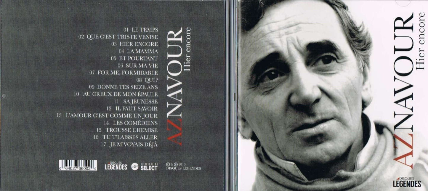 Hier encore [Audio CD] Aznavour, Charles - Very Good