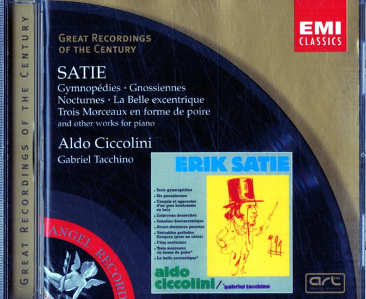 Best of Piano Music [Audio CD] Satie; Ciccolini and Tacchino - Very Good