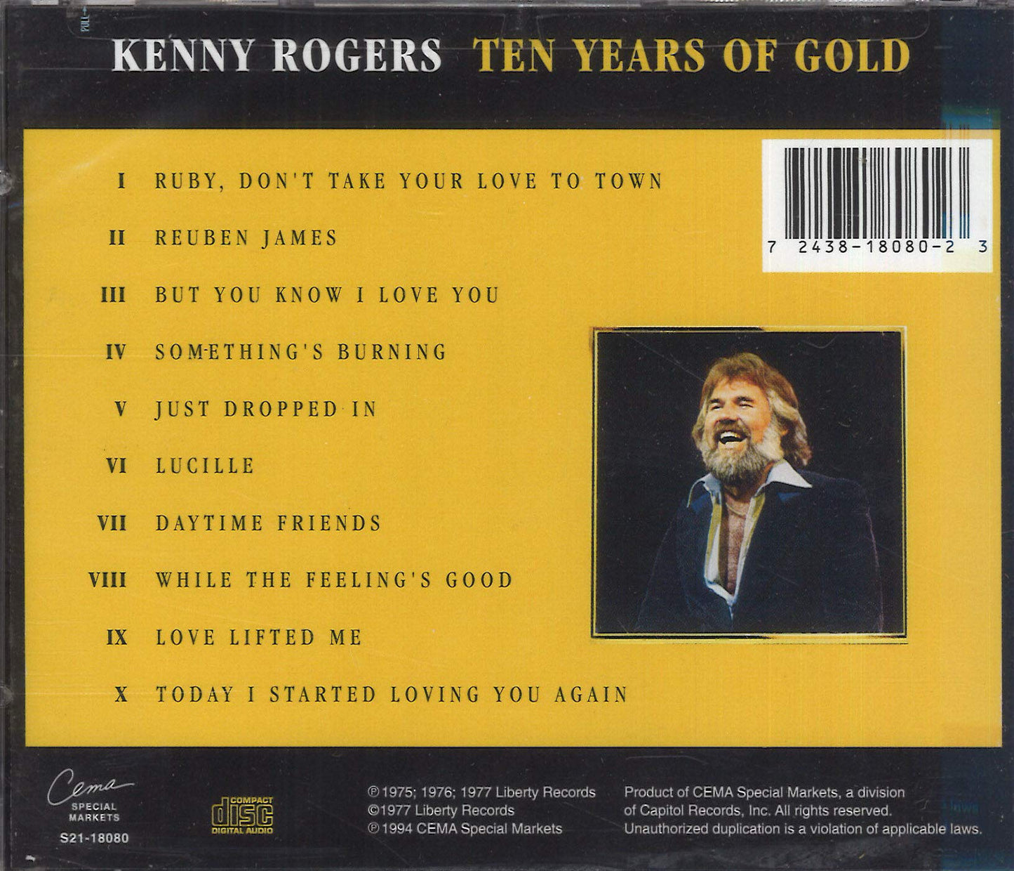 Ten Years Of Gold [Audio CD] ROGERS,KENNY