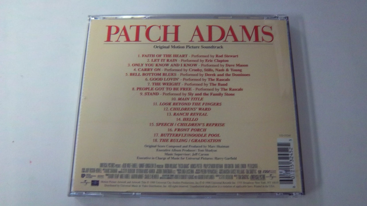 Patch Adams [Audio CD] Various Artists - Very Good