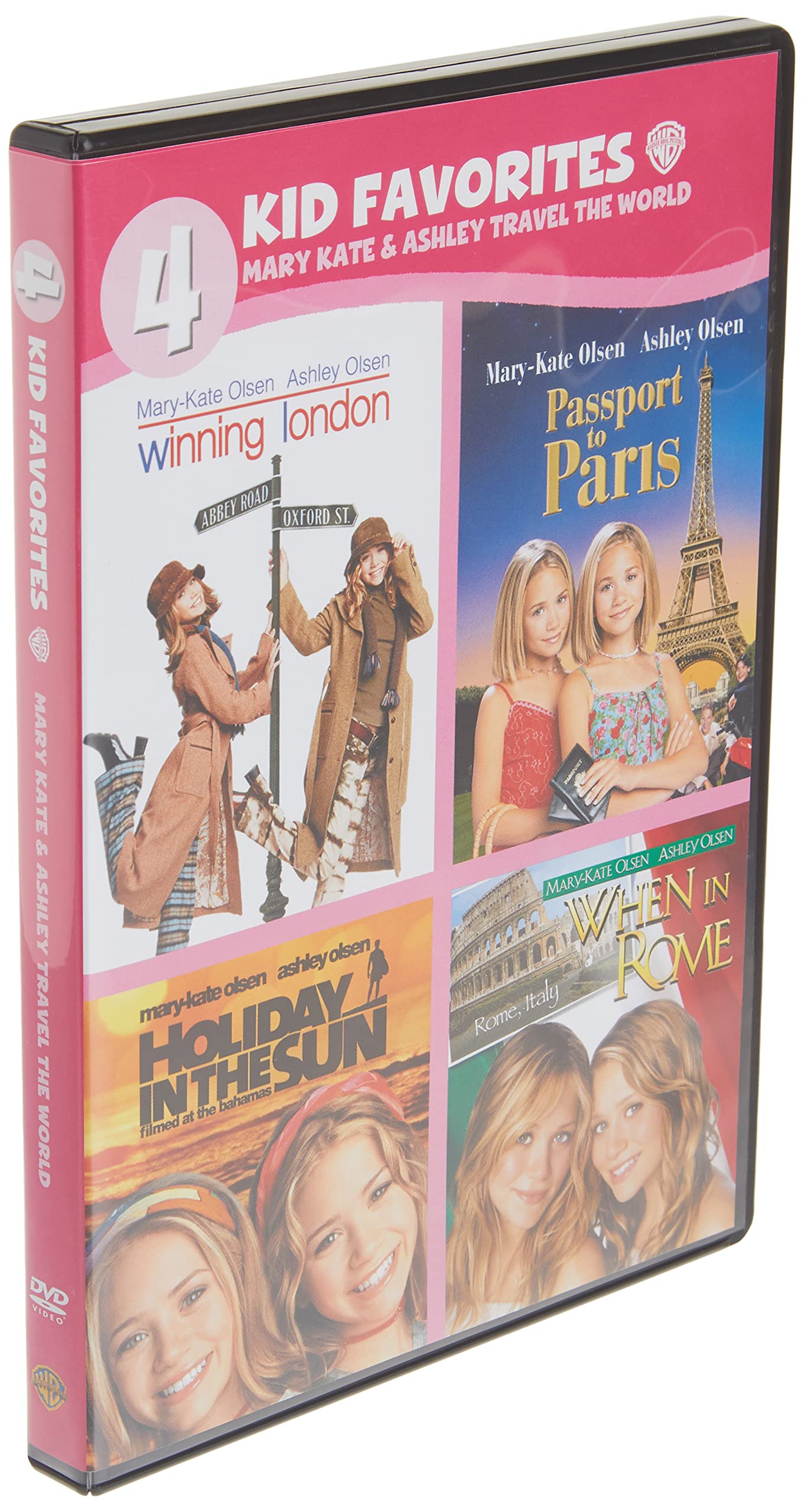 4 Kid Favorites: Mary-Kate & Ashley Travel the World [DVD]