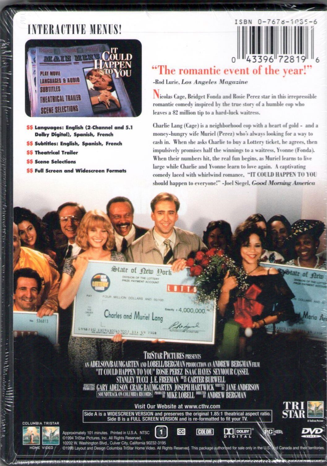 It Could Happen to You (Bilingual) [DVD] - Very Good