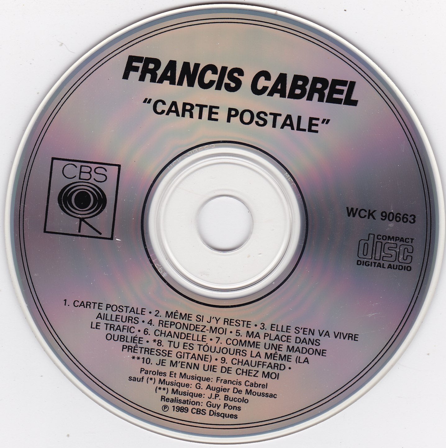 Carte Postale [Audio CD] Cabrel, Francis - Good