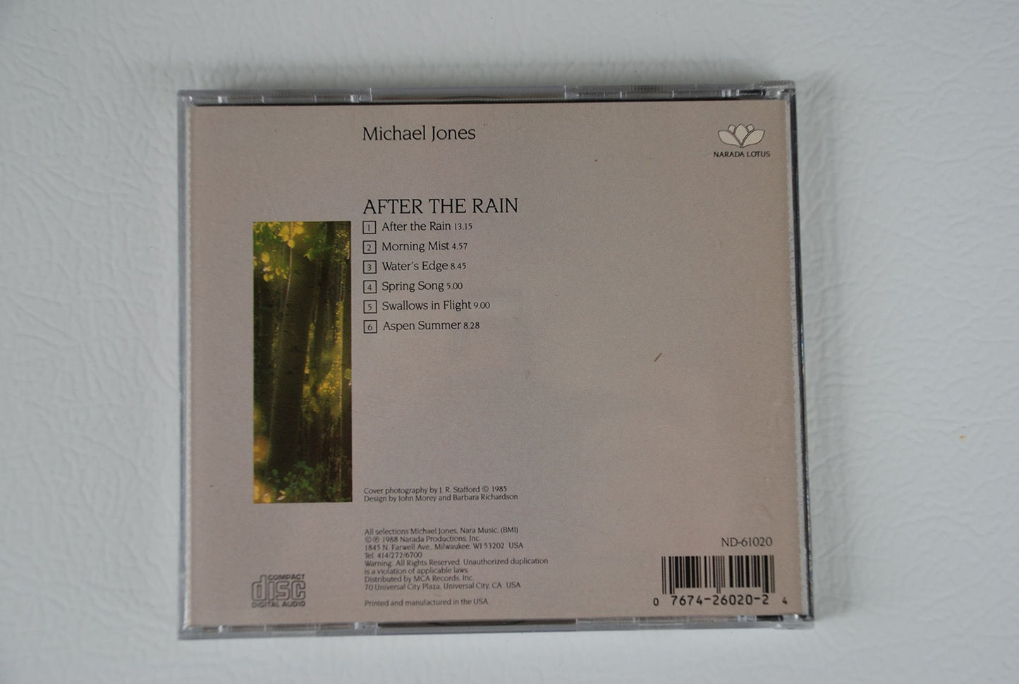 After the Rain [Audio CD] Michael Jones; Mike Lucas and Warren Wiegratz - Very Good