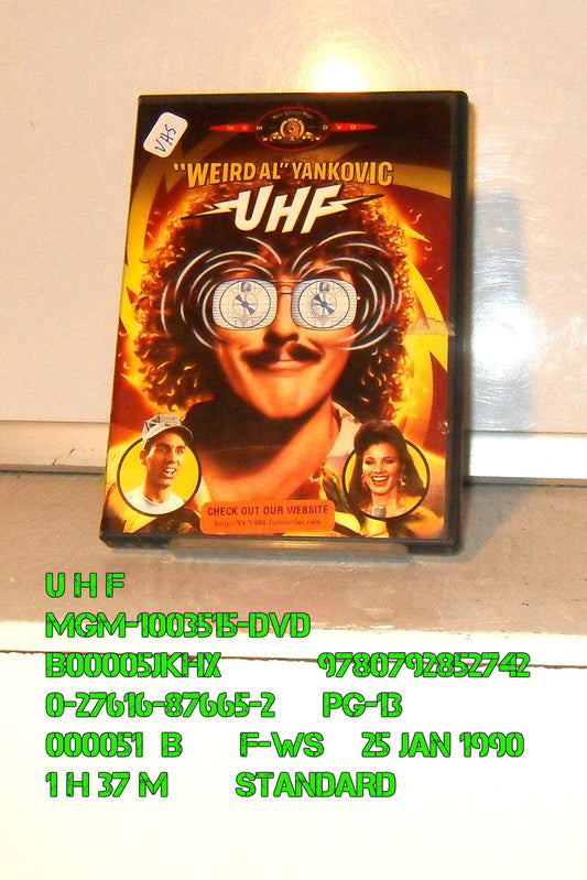 Weird Al' Yankovic's UHF (Widescreen) (Bilingual) DVD [DVD] - Good