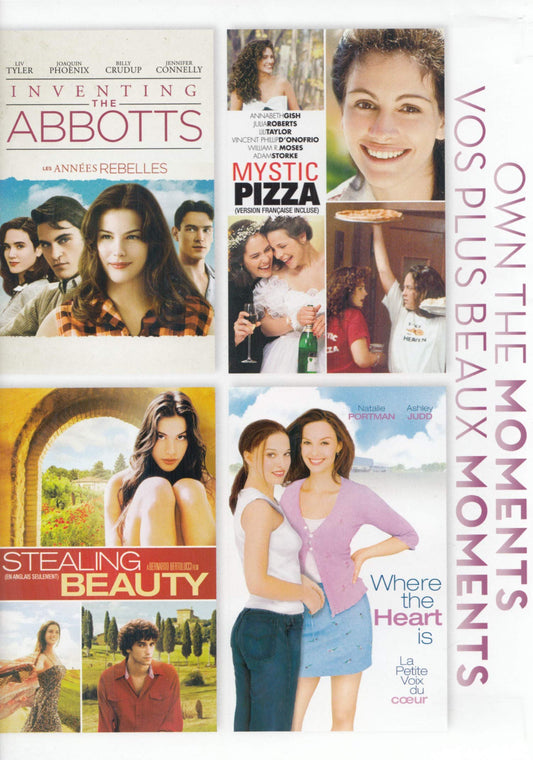 Inventing The Abbotts + Mystic Pizza + Stealing Beauty + Where The Heart Is DVD [DVD] - Very Good