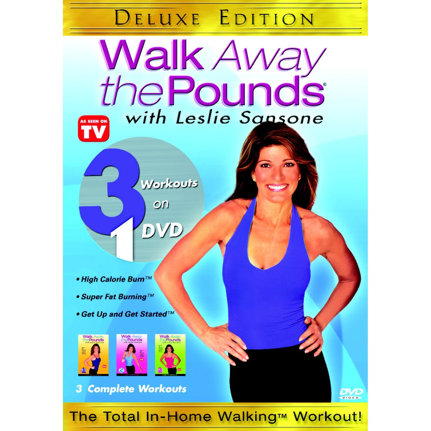 Walk Away the Pounds with Leslie Sansone: Three Complete Workouts (Deluxe Edition) [DVD] - Very Good