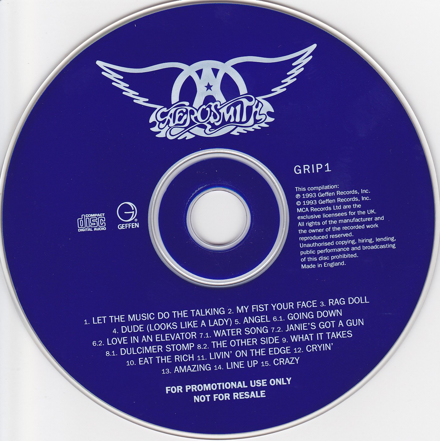 AEROSMITH - GET A GRIP [Audio CD] AEROSMITH