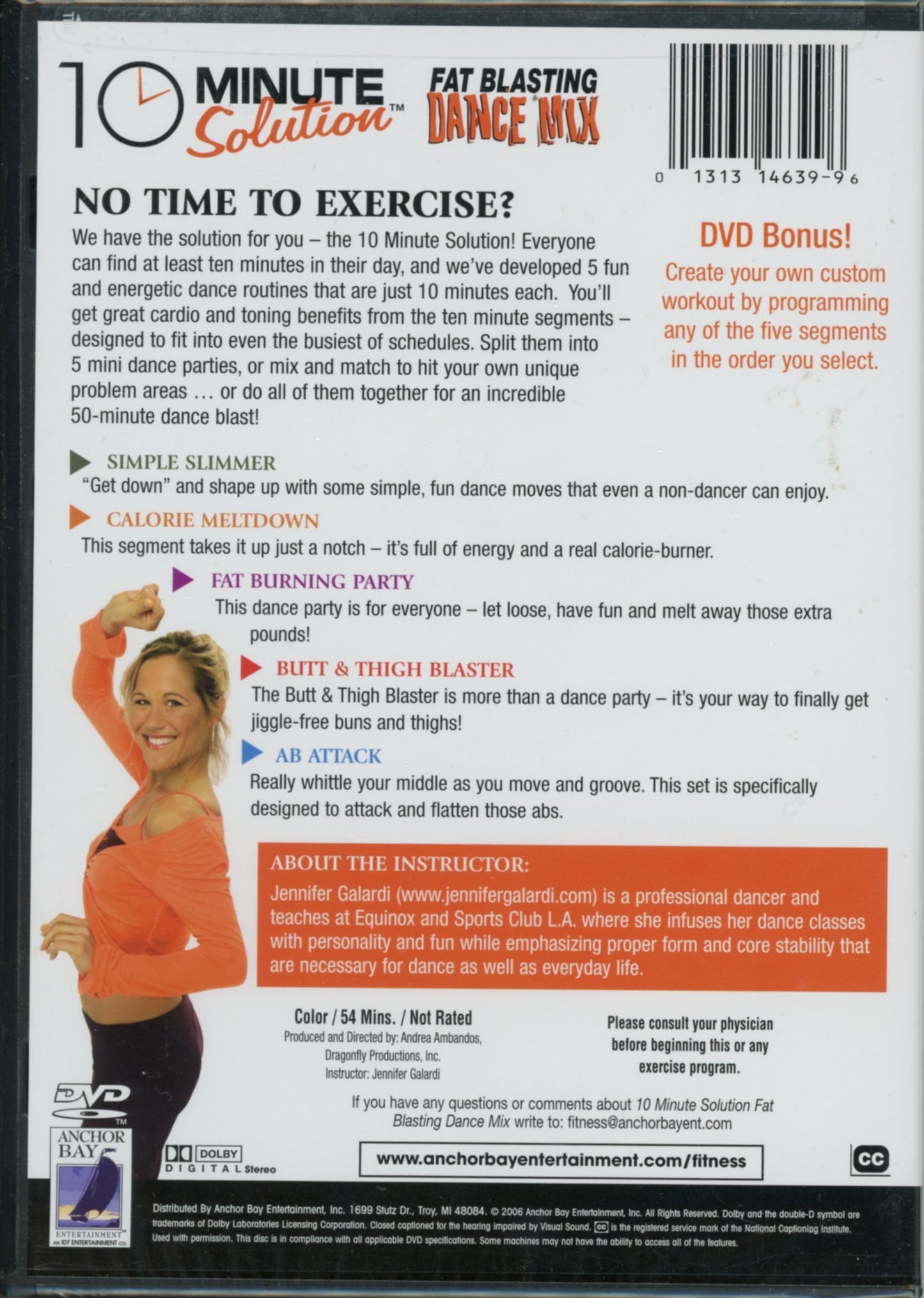 10 Minute Solution Fast Blasting Dance Mix [DVD] - Good