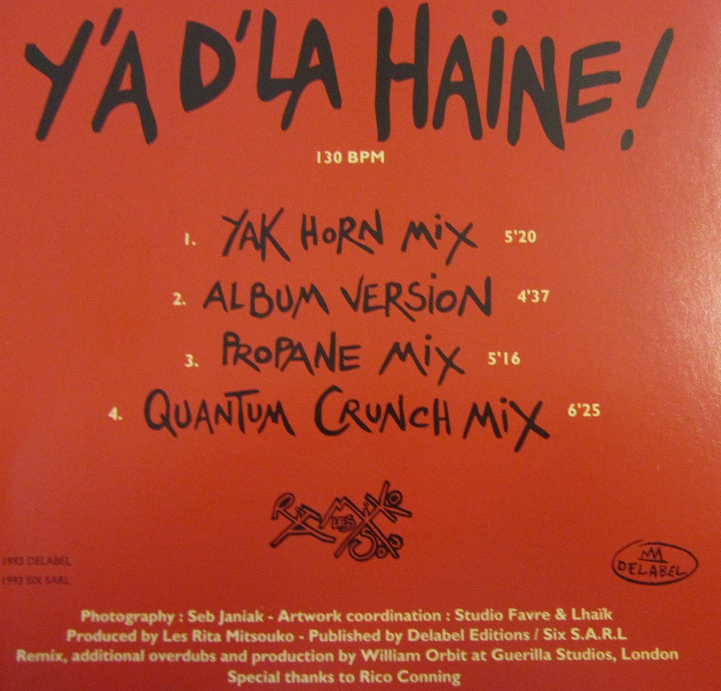 Y'a d' la haine!-William Orbit Remix [Single-CD] [Audio CD]