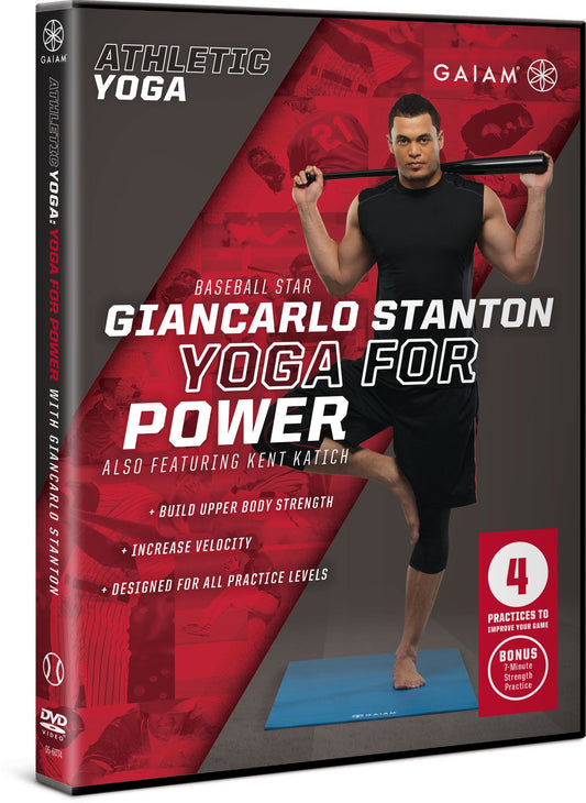 ATHLETIC YOGA: GIANCARLO STANTON YOGA FOR POWER [DVD] - Very Good