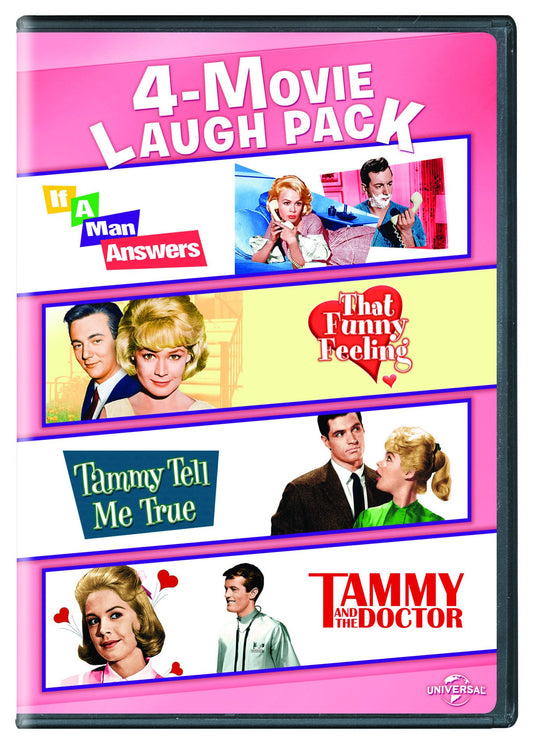 4-Movie Laugh Pack: If a Man Answers / That Funny Feeling / Tammy Tell Me True / Tammy and the Doctor (Sous-titres fran�ais) [DVD] - Acceptable