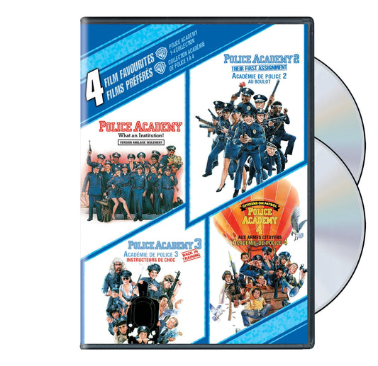 4 Film Favorites: Police Academy 1-4 Collection [DVD] - Good