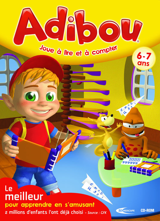 Adibou joue a lire et a compter 6-7 ans (vf - French software)