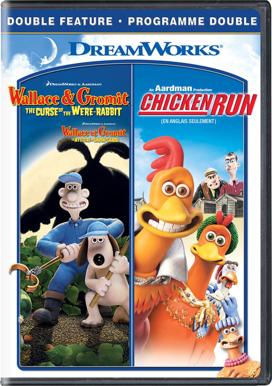 Wallace & Gromit: The Curse of the Were-Rabbit / Chicken Run (Double Feature) [DVD] - Good