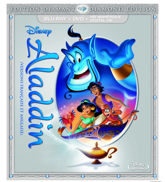 Aladdin (�dition Diamant - version fran�aise) [Blu-ray + DVD + HD num�rique] (Bilingual) [Blu-ray]