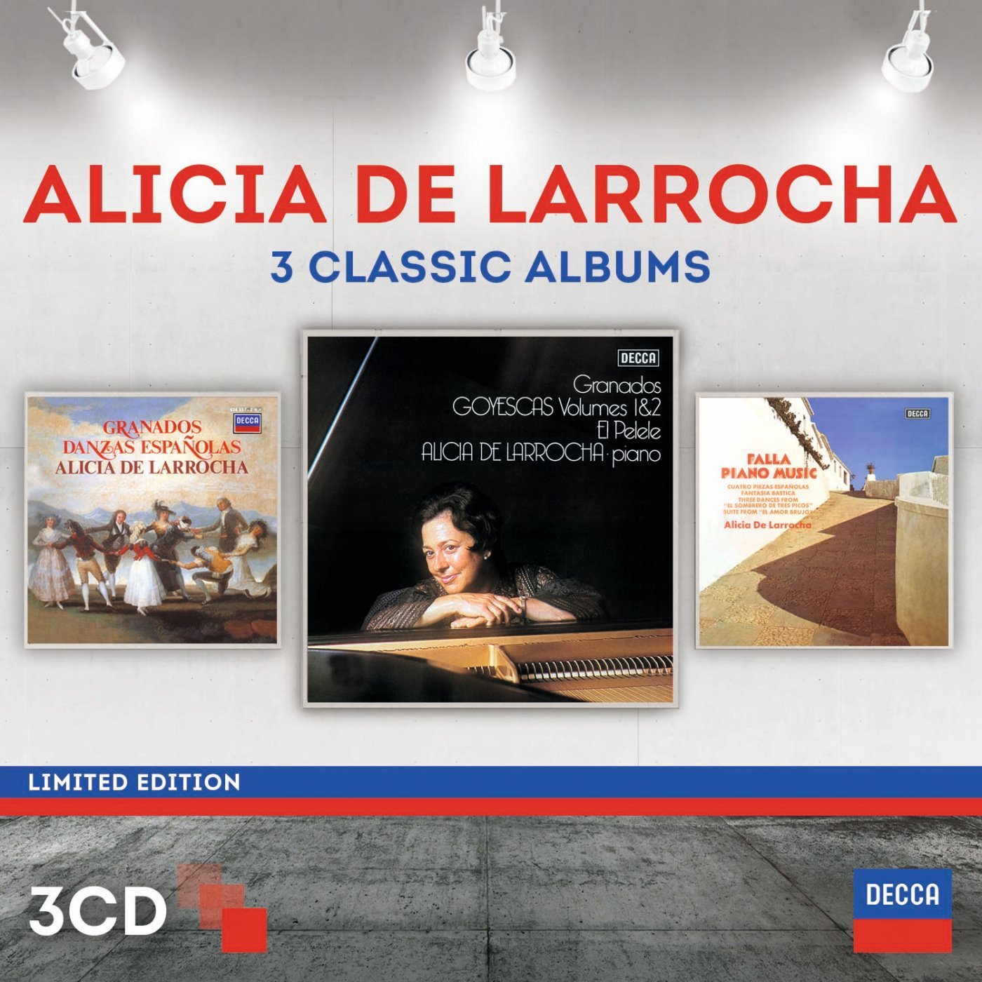 Alicia De Larrocha: Three Classic Albums [3 CD][Limited Edition] [Audio CD] De Laroccha, Alicia