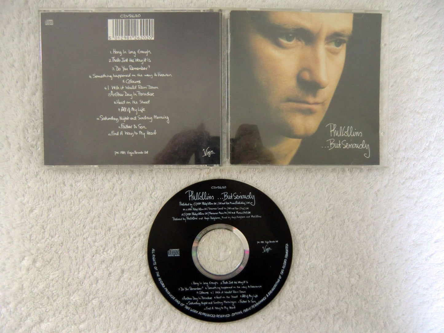 BUT SERIOUSLY [Audio CD] PHIL COLLINS - Very Good