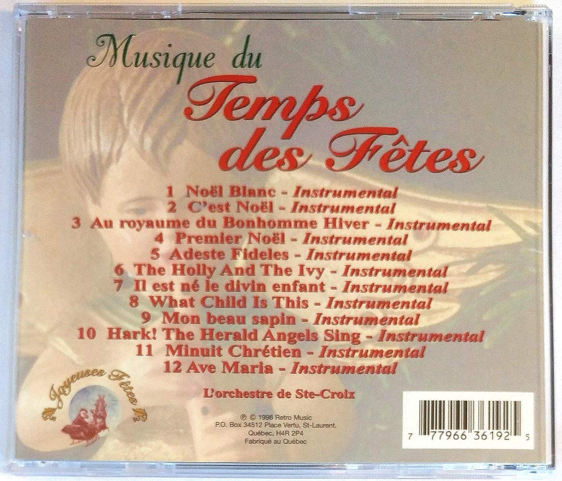 Musique Du Temps Des Fetes [Audio CD]