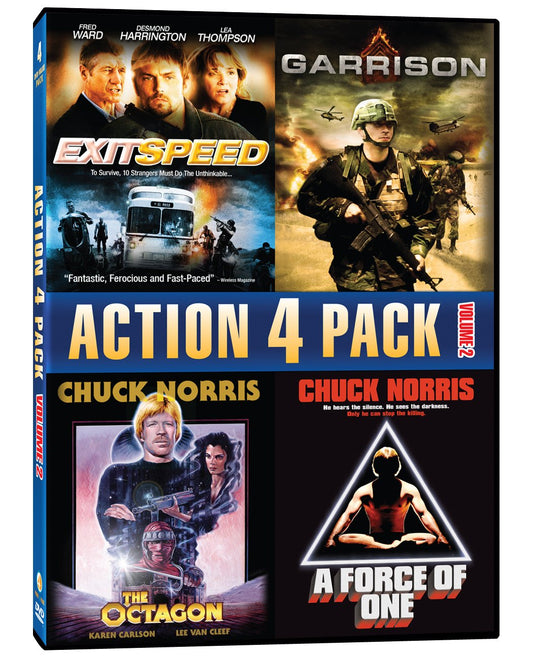 Action Quad Feature, Volume 2 (The Octagon / A Force Of One / Exit Speed / Garrison) [DVD] - Very Good