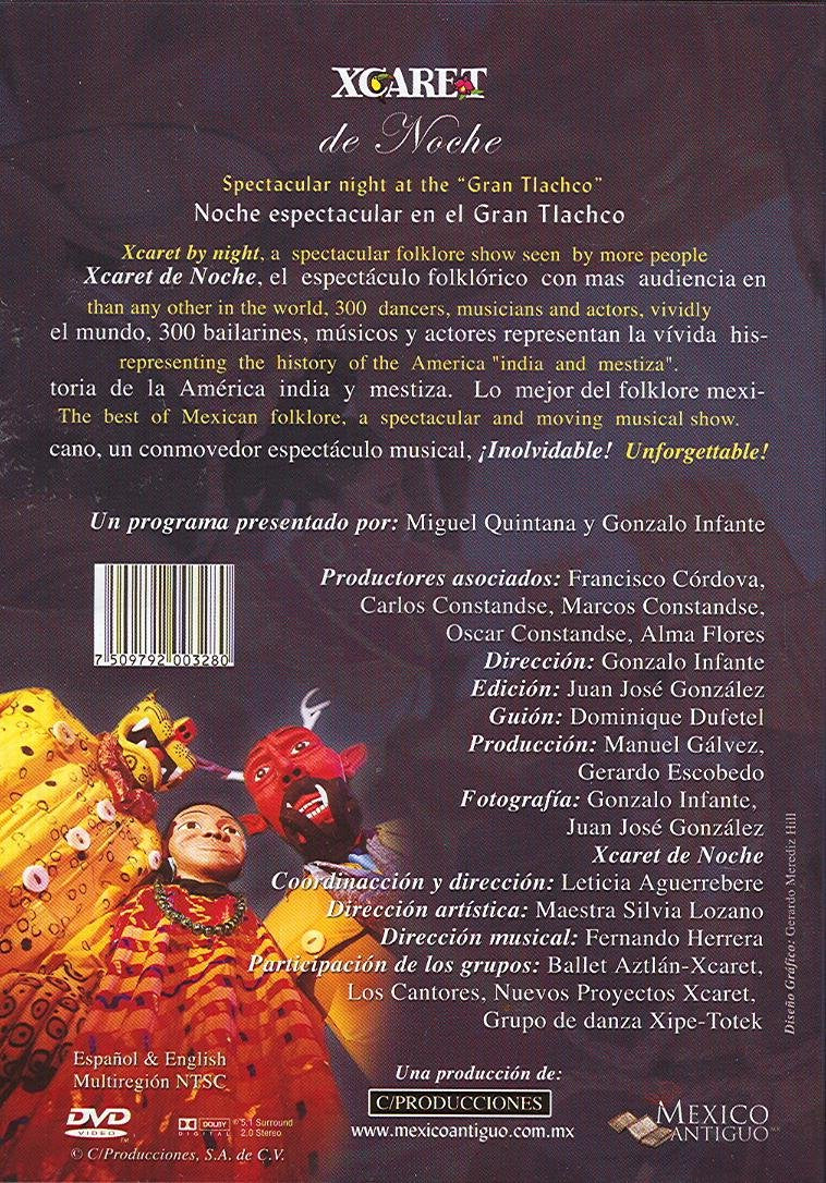 Xcaret de Noche: Noche Espectacular en el Gran Tla [DVD]