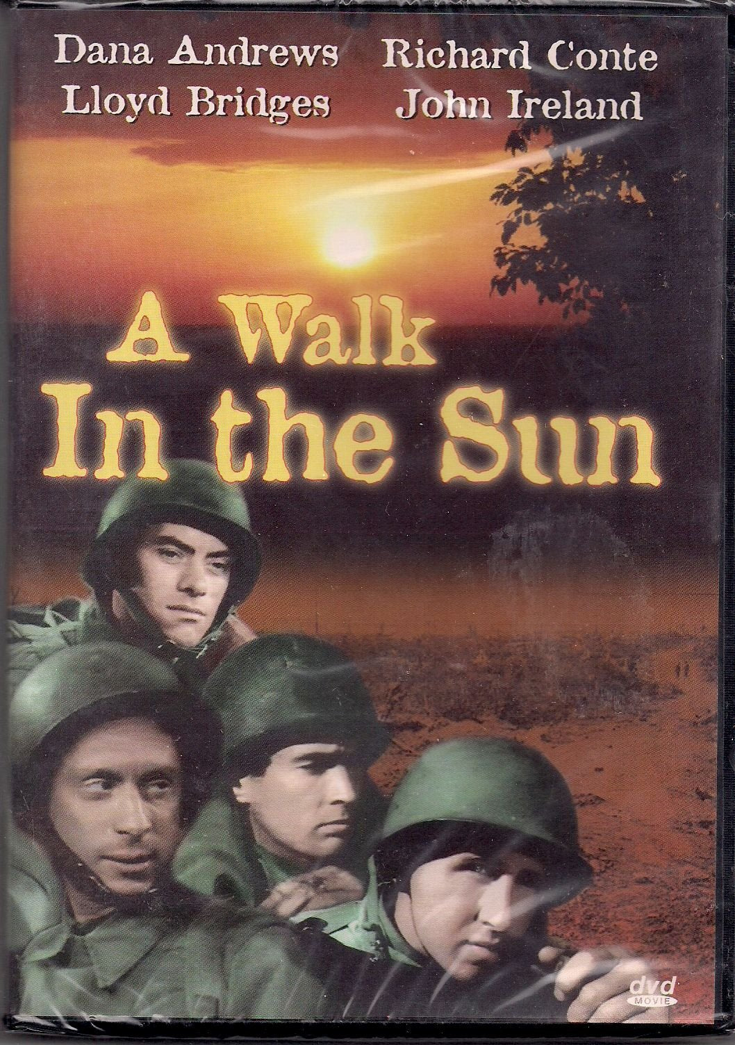 A Walk in the Sun DVD Dana Andrews Richard Conte [DVD] - Very Good