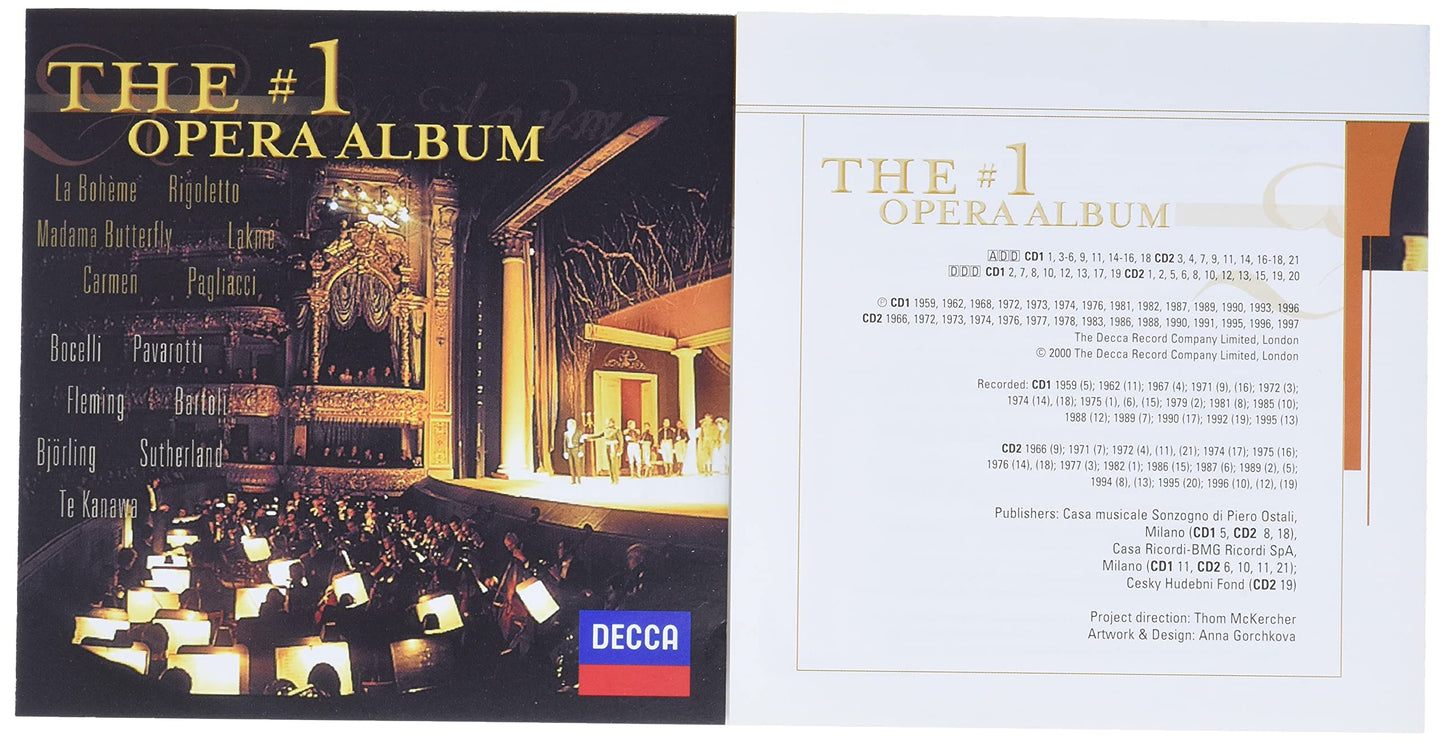 The #1 Opera Album [Audio CD] VARIOUS ARTISTS