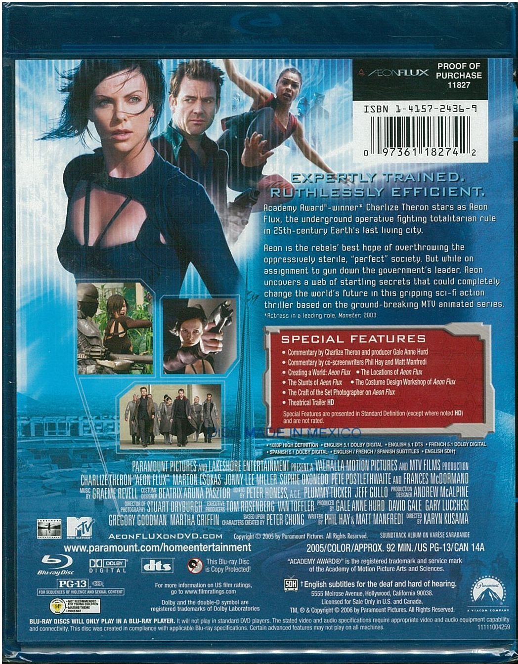 Aeon Flux [Blu-ray] (Sous-titres fran�ais) [Blu-ray] - Very Good