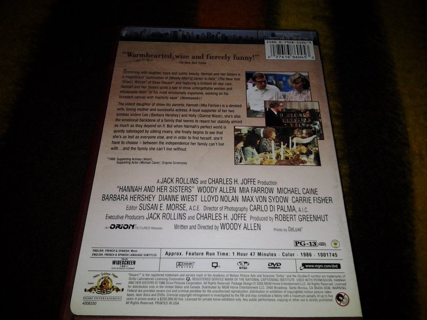 Hannah and Her Sisters (Widescreen) (Bilingual) [Import] [DVD] - Very Good