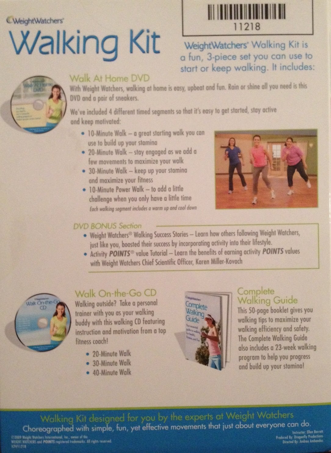 Weight Watchers Walking Kit - DVD, CD, and Booklet