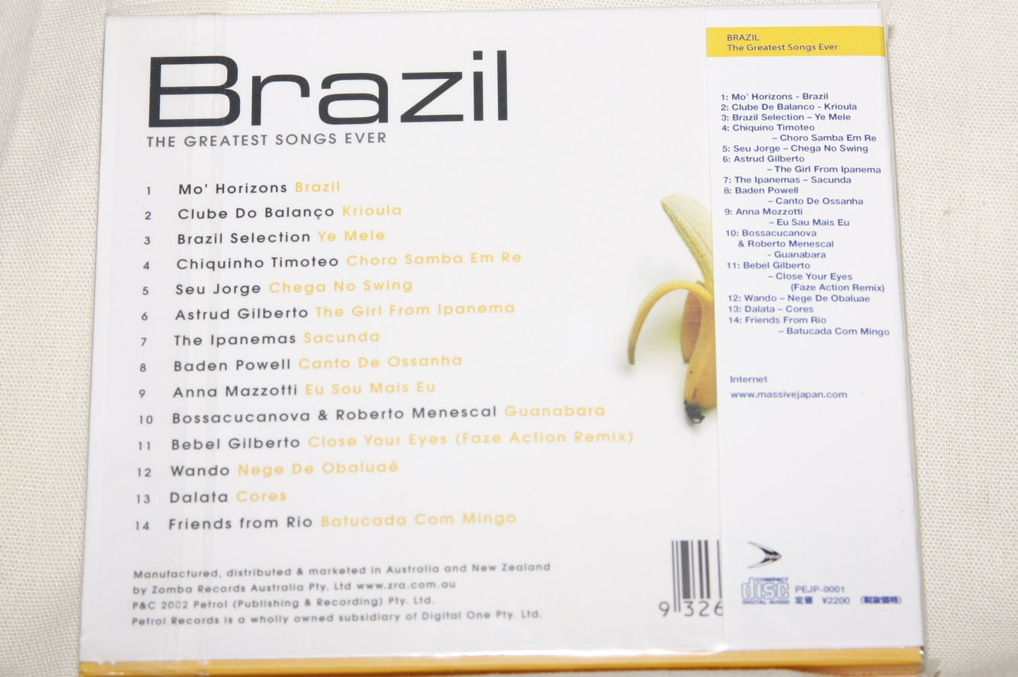 Greatest Songs Ever: Brazil [Audio CD] Various Artists - Very Good