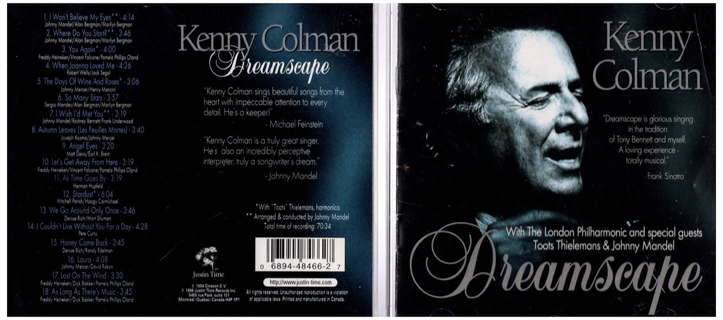 Dreamscape [Audio CD] COLMAN,KENNY - Very Good