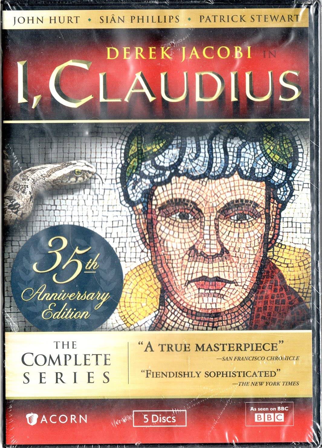 I CLAUDIUS BY JACOBI,DEREK (DVD) [5 DISCS] [Paperback] - Very Good