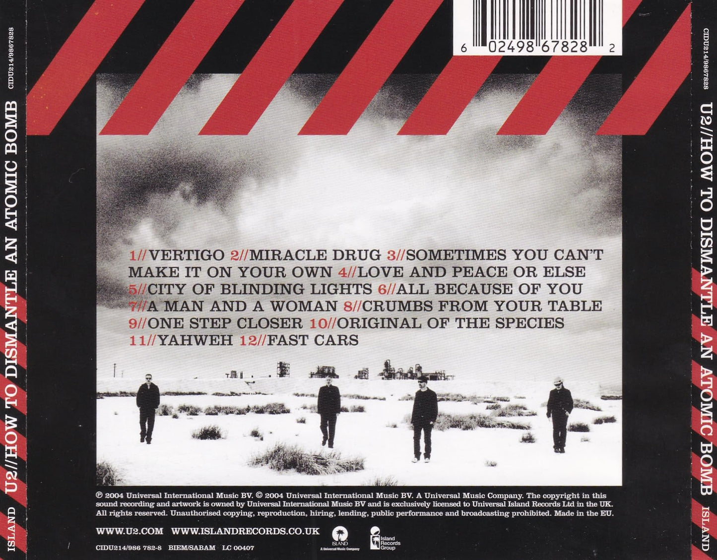 How To Dismantle An Atomic Bomb [Audio CD] U2 and Adam Clayton