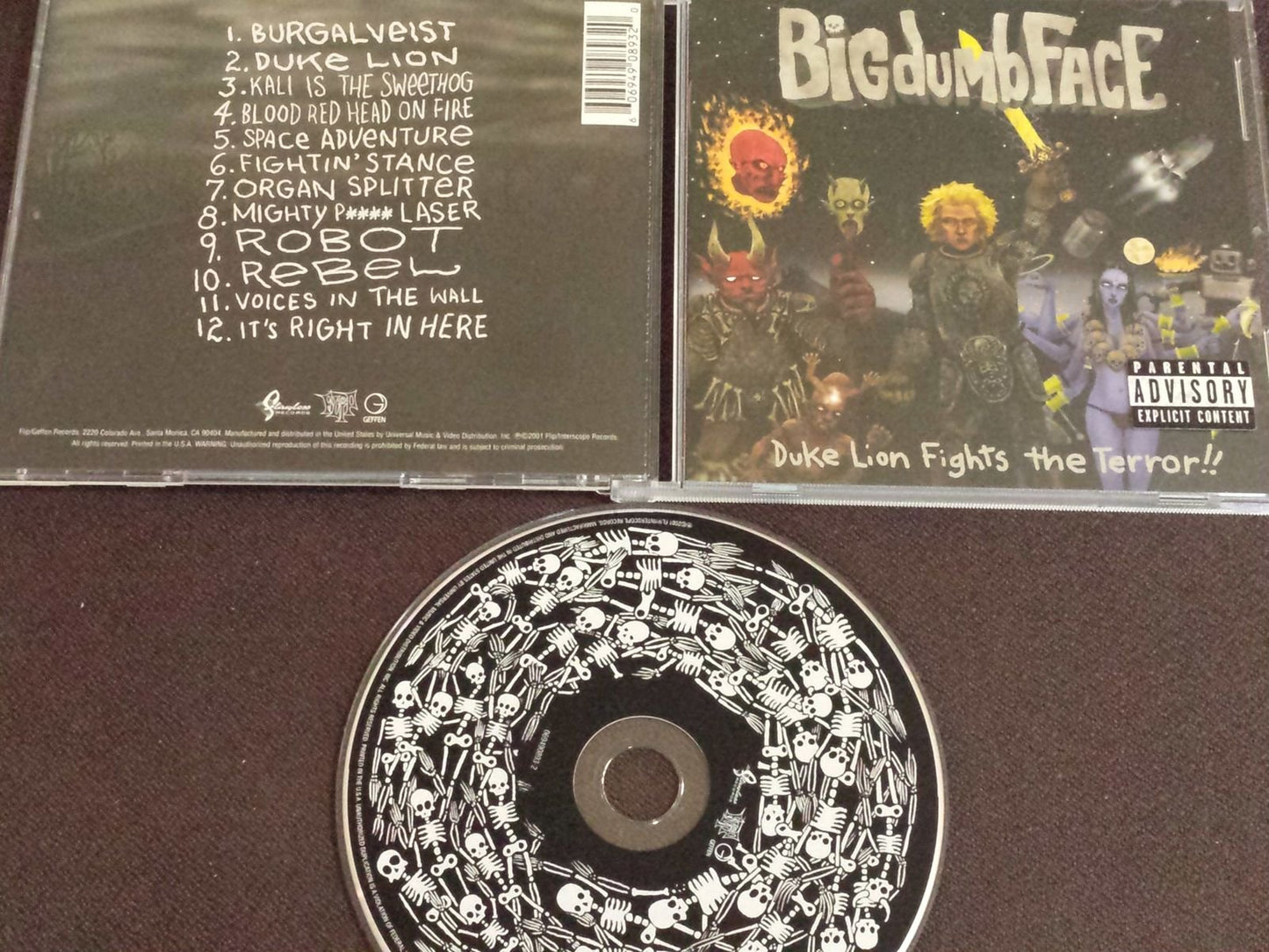 Duke Lion Fights the Terror!! [Audio CD] Bigdumbface; Kyle Weeks and Wes Borland - Very Good