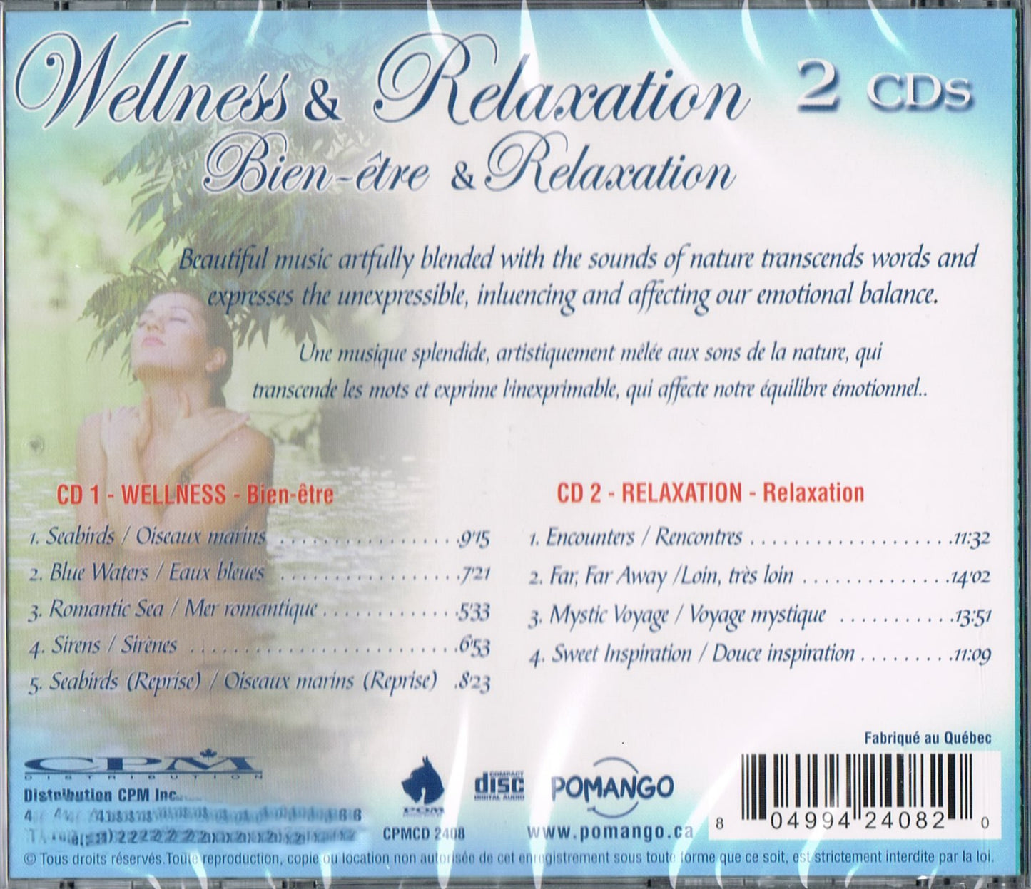 Wellness & Relaxation - Bien-Etre & Relaxation 2CD [Audio CD] Spa & Relaxation - Very Good