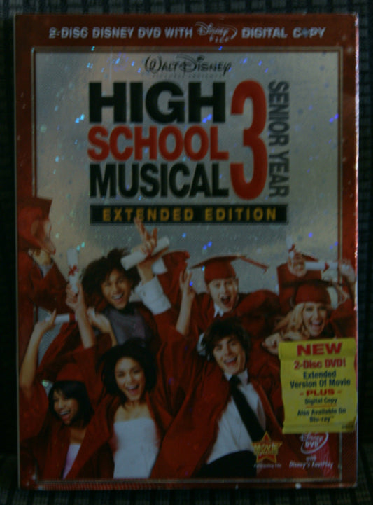 High School Musical 3: Senior Year : 2 Disc DVD + Bonus Digital Copy [DVD] - Very Good