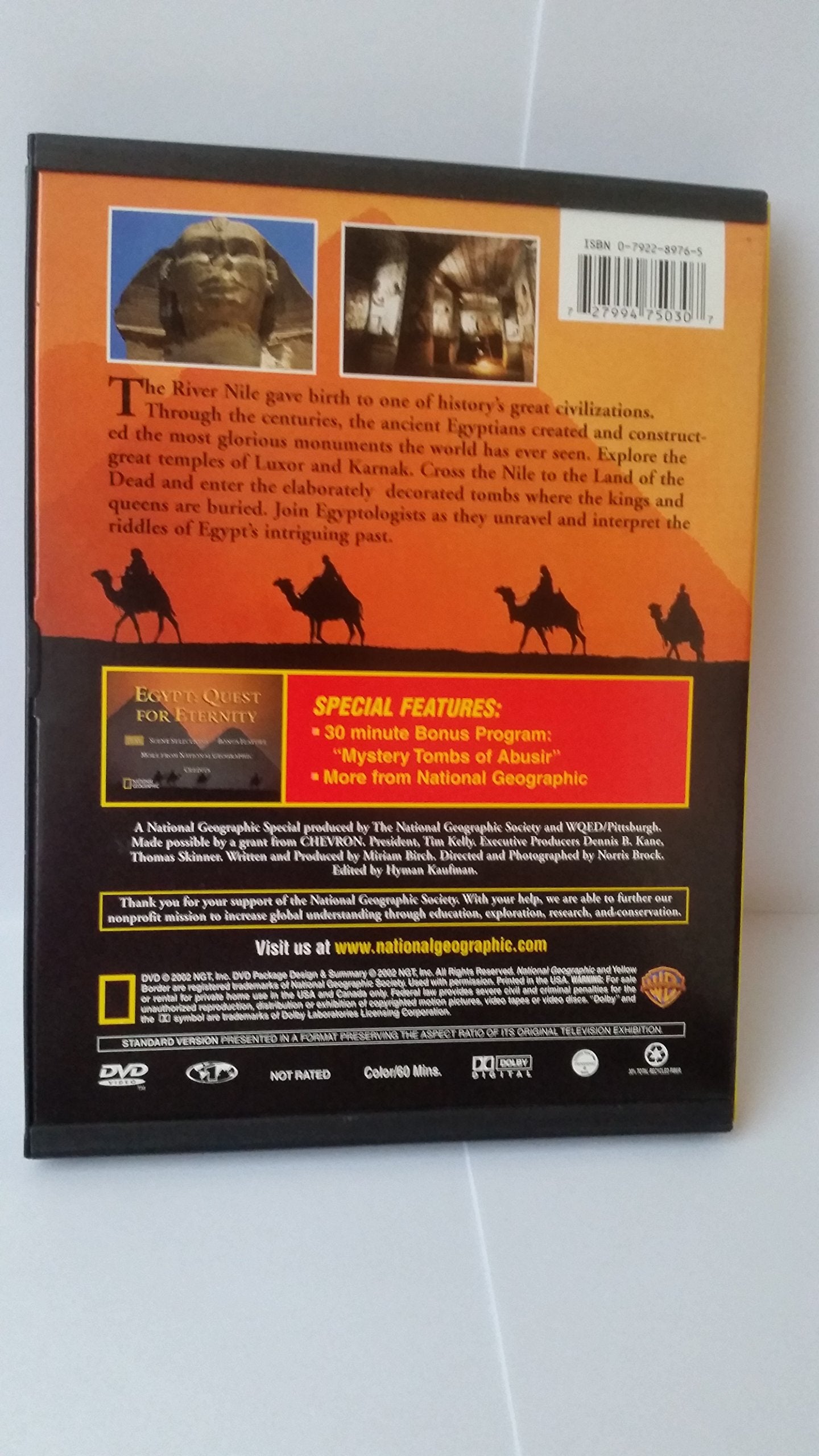 Egypt:Quest For Eternity [DVD] - Good