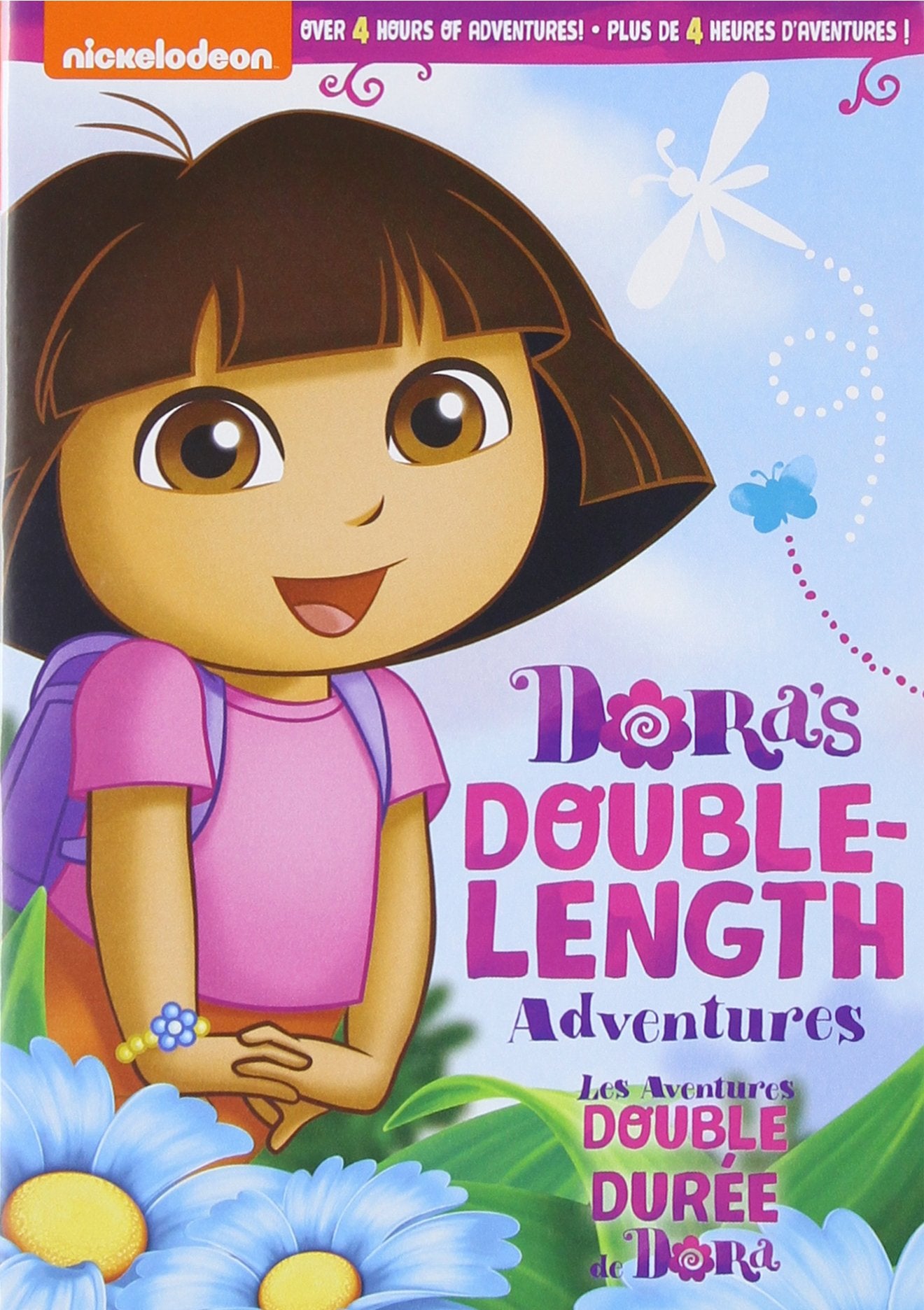 Dora the Explorer: Dora's Double Length Adventures (Bilingual) [DVD] - Very Good