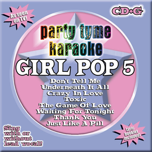 Girl Pop 5 [Audio CD] Sybersound - Very Good