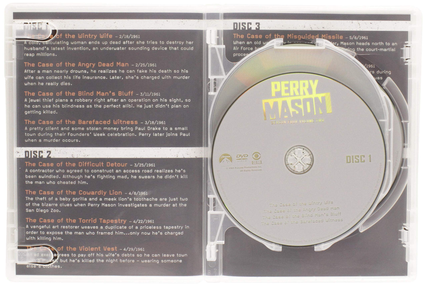 Perry Mason: Season 4, Vol. 2 [DVD] - Very Good