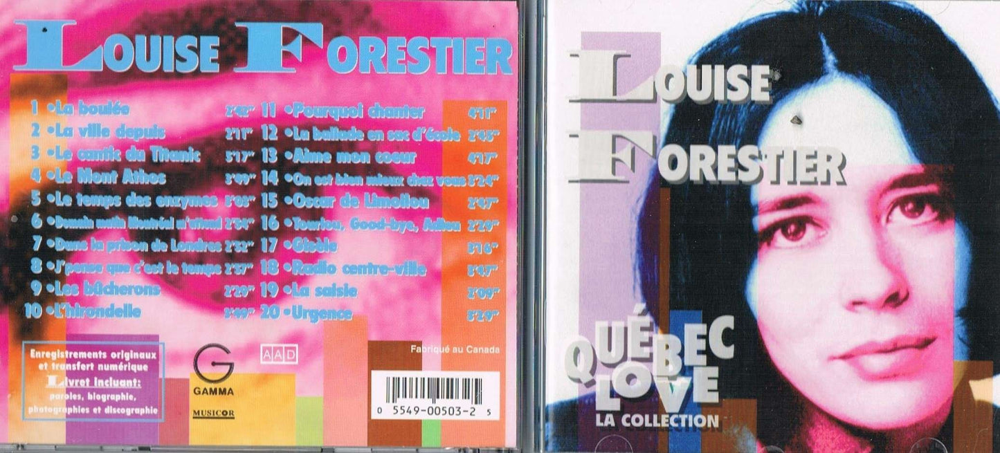 Quebec Love (La Collection) [Audio CD] Forestier, Louise