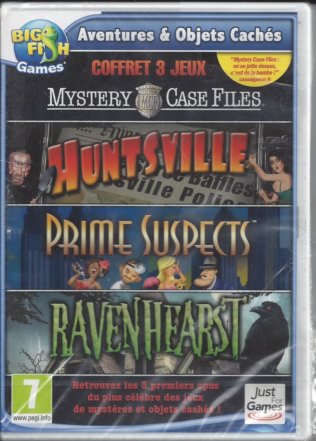 Mystery Case Files: Huntsville + Prime Suspects + Ravenhearst - French only - Standard Edition [video game] - Very Good