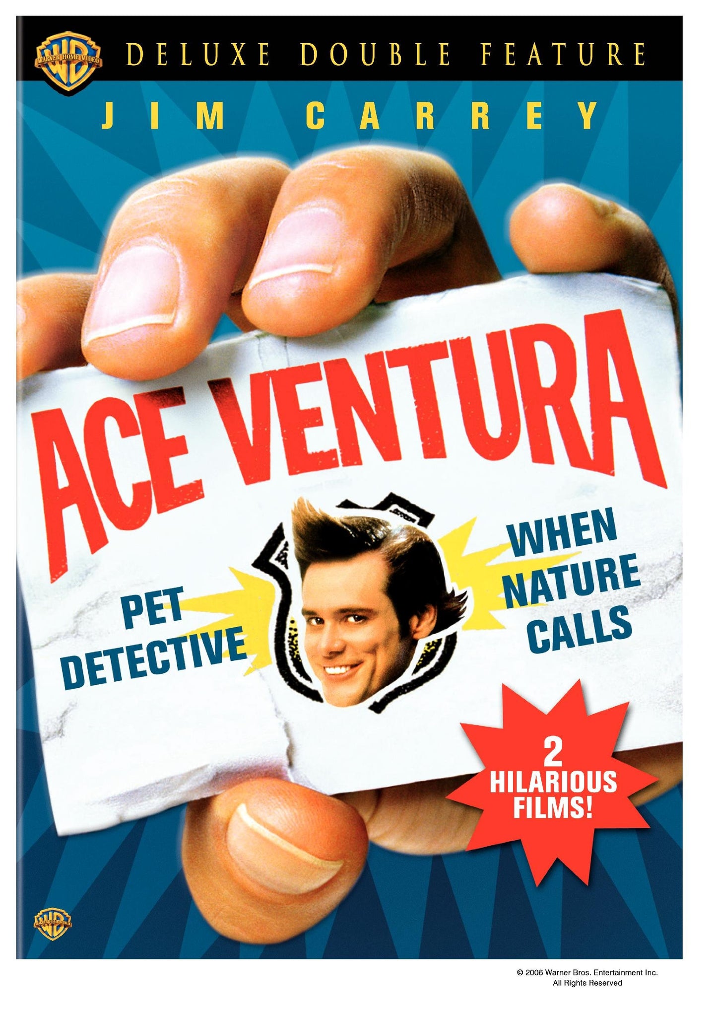 Ace Ventura Deluxe Double Feature (Ace Ventura: Pet Detective / Ace Ventura: When Nature Calls) (Sous-titres fran�ais) [DVD] - Good