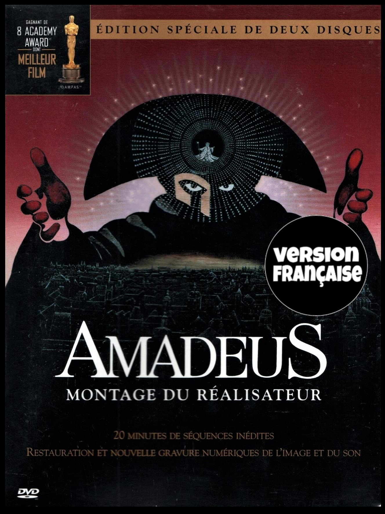 Amadeus: Version Int�grale (English/French) 1984 (Montage du R�alisateur Rallong�e de Vingt Minutes) �dition Sp�ciale de 2 Disques (Widescreen) R�gie au Qu�bec (Cover French) [DVD]