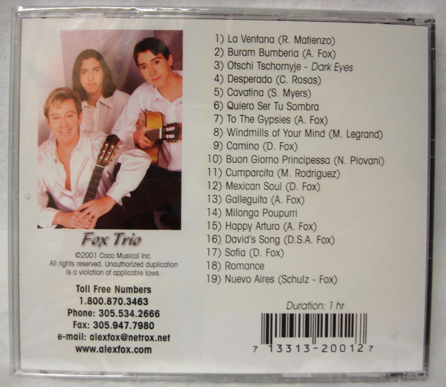 Fox Trio [Audio CD] - Very Good