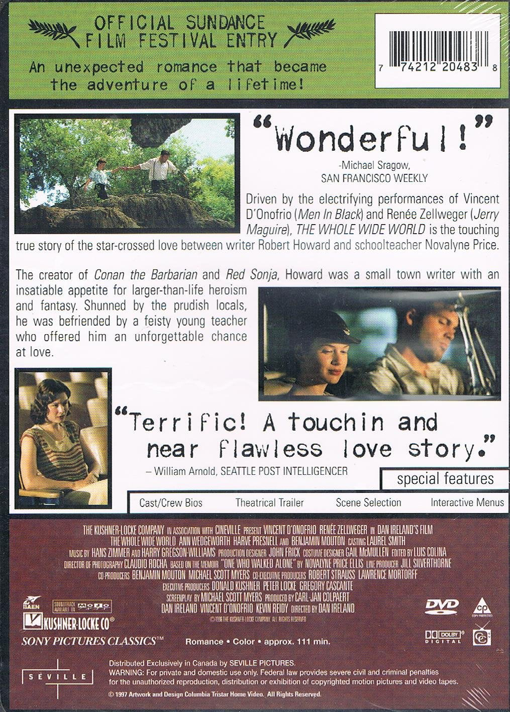 Whole Wide World [DVD] - Very Good